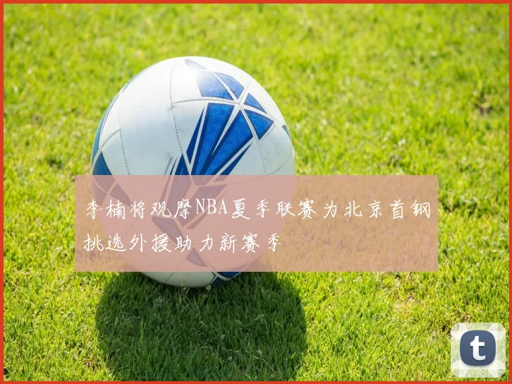 李楠将观摩NBA夏季联赛为北京首钢挑选外援助力新赛季